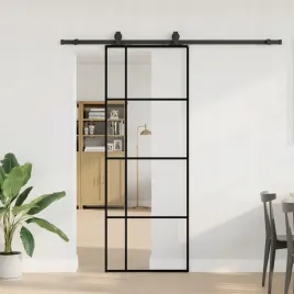 vidaxl-drzwi-przesuwne-z-zestawem-okuc-czarne-76x205-cm-esg-szklo