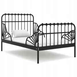 vidaxl-przedluzana-rama-lozka-czarna-metalowa-80x130-200-cm