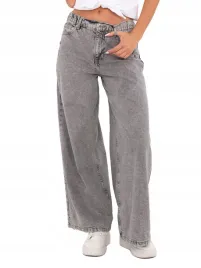 spodnie-jeansowe-damskie-z-gumka-w-pasie-jeansy-z-szerokimi-nogawkami