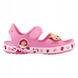 sandaly-dzieciece-coqui-yogi-rozowe-na-rzepy-przypinka-spongebob-22-23