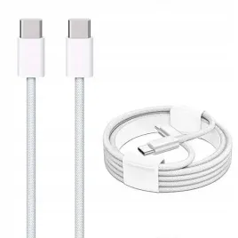 economy-kabel-usb-pd-typ-c-do-typ-c-pd-60w-bialy-oplot-2m-do-iphone-15