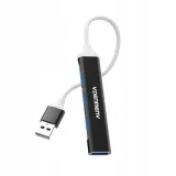 hub-usb-4xusb-denmen-czarny-aluminium-du17-waga-z-opakowaniem-0-5-kg