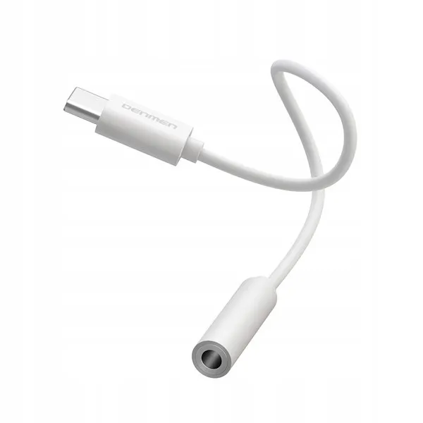 adapter-hf-typ-c-denmen-bialy-audio-jack-du01-waga-z-opakowaniem-0-1-kg