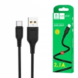 kabel-usb-typ-c-denmen-2-1a-czarny-2m-usb-2-1a-d23