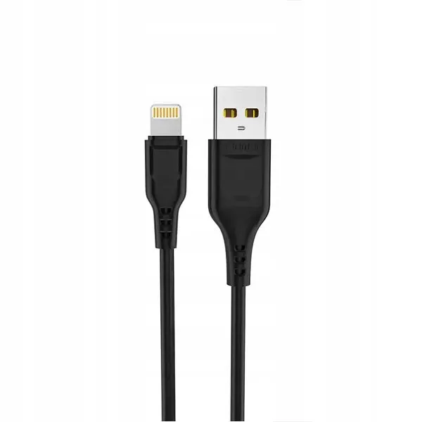 kabel-usb-iphone-denmen-czarny-2-4a-1m-d01l