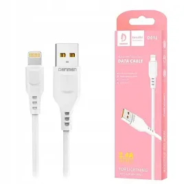 kabel-usb-iphone-denmen-bialy-1m-d01l-20w-2-4a