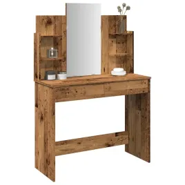 vidaxl-toaletka-z-lustrem-stare-drewno-96x39x142-cm