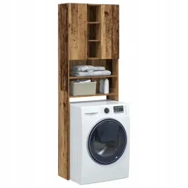 vidaxl-szafka-na-pralke-stare-drewno-64x255x190-cm