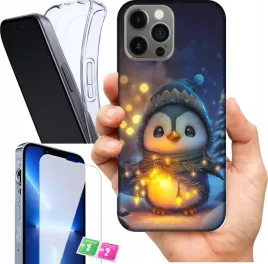 etui-na-apple-iphone-13-pro-max-wzory-zimowe-zwierzeta-szklo