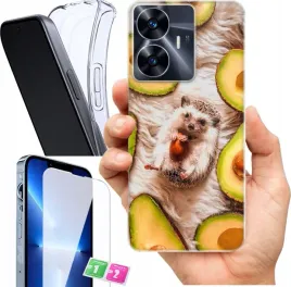 etui-na-realme-c55-wzory-owoce-szklo