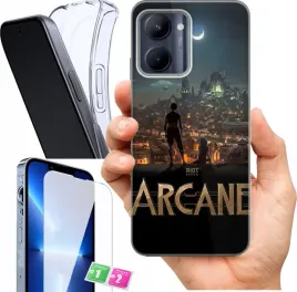 etui-na-realme-c33-wzory-arcane-szklo