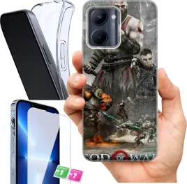 etui-na-realme-c33-wzory-god-of-war-szklo
