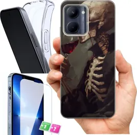 etui-na-realme-c33-wzory-death-smierc-szklo