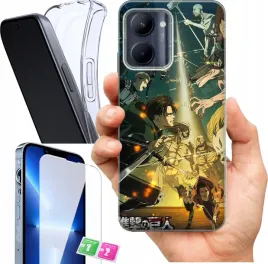 etui-na-realme-c33-wzory-atak-tytanow-szklo