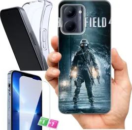 etui-na-realme-c33-wzory-battlefield-szklo