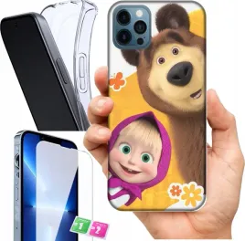 etui-na-apple-iphone-12-pro-max-wzory-masza-i-niedzwiedz-szklo