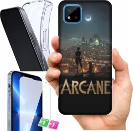 etui-na-realme-c20-wzory-arcane-szklo