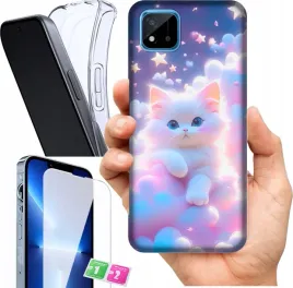 etui-na-realme-c20-wzory-koty-cats-kot-szklo