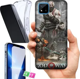 etui-na-realme-c20-wzory-god-of-war-szklo