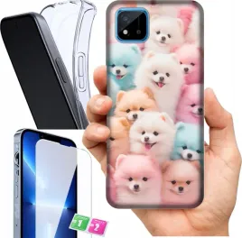 etui-na-realme-c20-wzory-psy-szklo