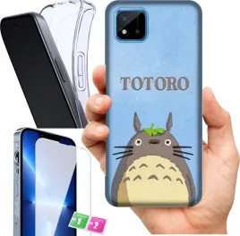 etui-na-realme-c20-wzory-totoro-szklo