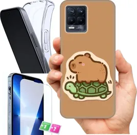 etui-na-realme-8-pro-wzory-capybara-kapibara-szklo