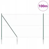 plot-heksagonalny-vidaxl-zielony-1-6x100-m-stal-dlugosc-100-m