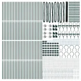 plot-heksagonalny-vidaxl-zielony-1-6x100-m-stal-wysokosc-1-6-m