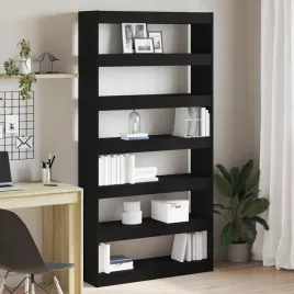 regal-vidaxl-czarny-dab-material-drewnopochodny-100-x-30-x-198-cm