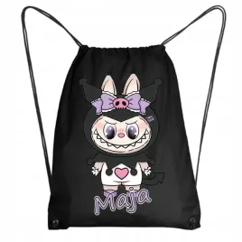 worek-szkolny-na-buty-workoplecak-wf-do-przedszkola-labubu-maskotka-kuromi