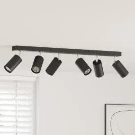 vidaxl-reflektor-sufitowy-6-drozny-regulowany-czarny-gu10