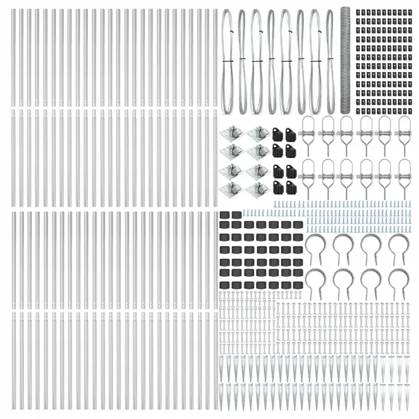 plot-heksagonalny-vidaxl-1-6x100-m-stal-ocynkowana-wysokosc-1-6-m