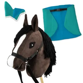 zestaw-skippi-hobby-horse-gniady-derka-i-nauszniki-mieta-i-niebieski