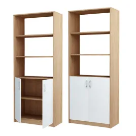 regal-z-drzwiami-180x74-cm-szafka-polka-na-ksiazki-segregatory-sonoma-bialy