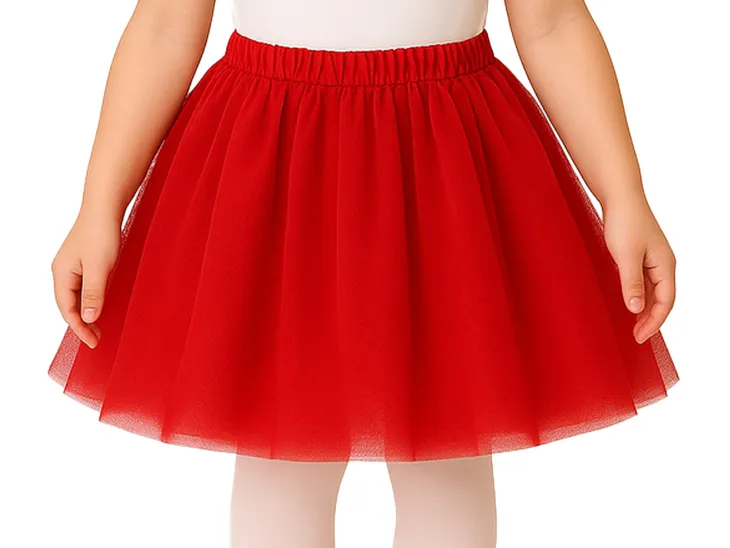 Spódniczka Tutu - czerwona - 30 cm - 1 szt