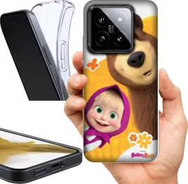 etui-na-xiaomi-14-wzory-masza-i-niedzwiedz