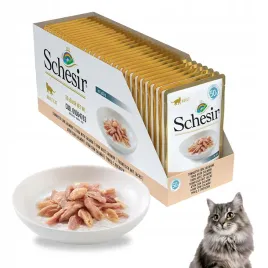 schesir-karma-mokra-dla-kota-tunczyk-z-lososiem-w-galarecie-zestaw-30x50g