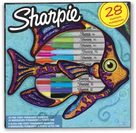 zestaw-markerow-permanentnych-sharpie-fish-mix-28-kolorow