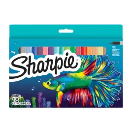 zestaw-markerow-permanentnych-sharpie-fine-edycja-specjalna-fish-18-kolor