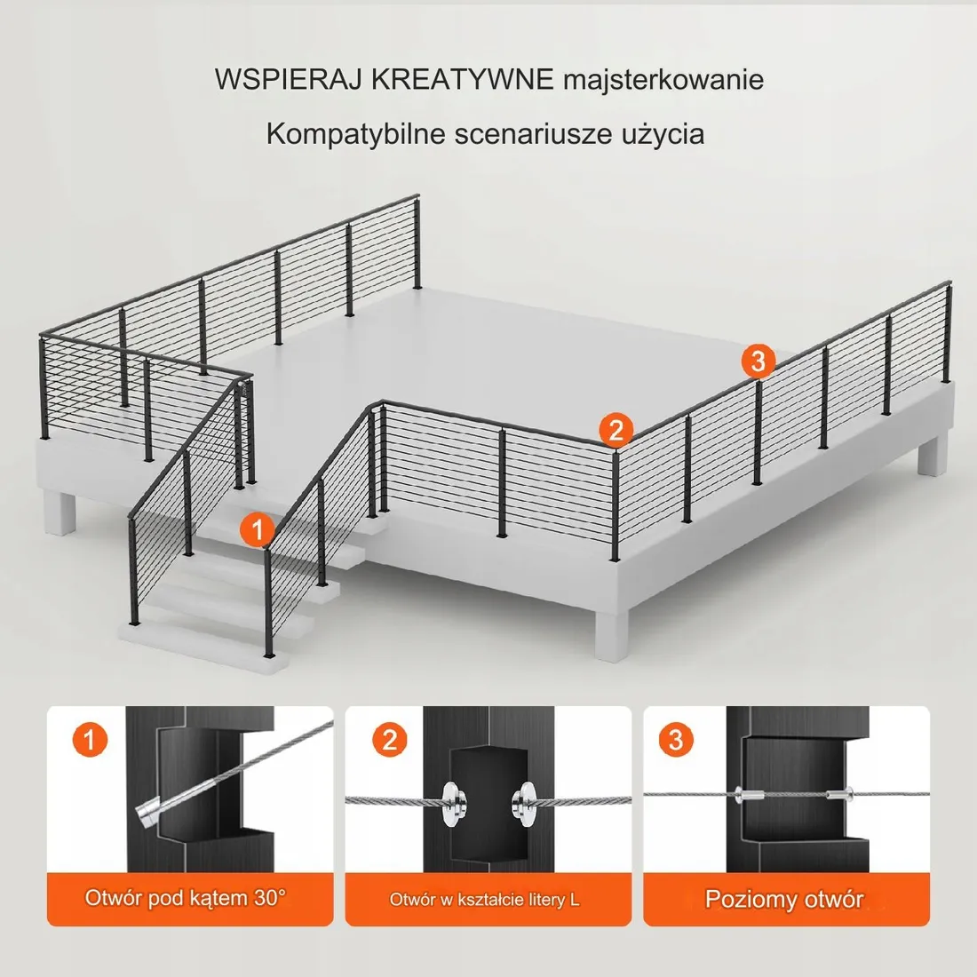 slupek-poreczy-kablowej-czarny
