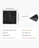 panele-scienne-3d-czarne-diamenty-2-97-m-stan-nowy