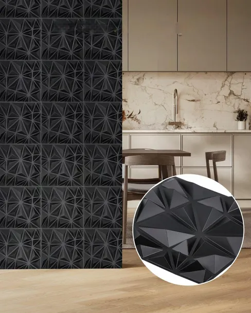panele-scienne-3d-czarne-diamenty-2-97-m-stan-nowy-grubosc-2-51-mm