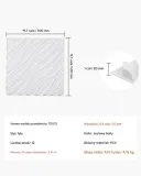 panele-scienne-3d-biale-fale-2-97-m-stan-nowy
