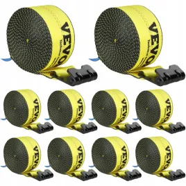 pasy-transportowe-10-cm-x-9-m-z-plaskim-hakiem-zolte-10-szt