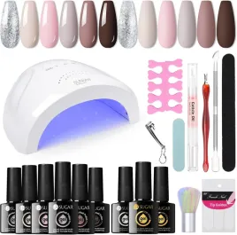 ur-sugar-zestaw-zelowych-lakierow-do-paznokci-z-lampa-uv-led