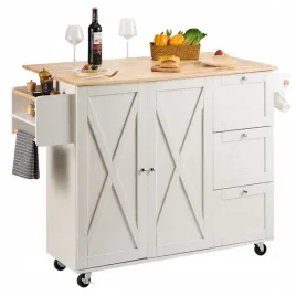 wyspa-kuchenna-stol-barowy-regal-szafka-kredens-na-kolkach-143x68-cm