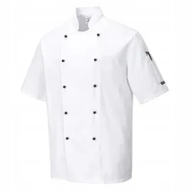 portwest-c734-gastronomia-bluza-kucharska-bhp-krotki-rekaw-biala-r-3xl