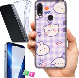 etui-na-xiaomi-redmi-note-7-wzory-slodkie-misie-kawaii-szklo
