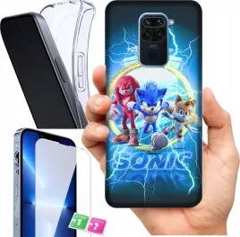 etui-na-xiaomi-redmi-note-9-wzory-sonic-szklo