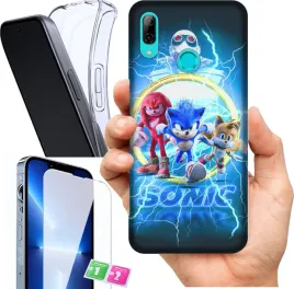 etui-na-huawei-p-smart-2019-wzory-sonic-szklo